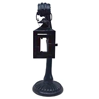 13" Black Arm with Lantern Tealight Candle Holder by Ashland®