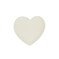 4" White Ceramic Heart Trinket Tray by Make Market®