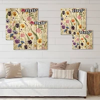 Designart - Wildflowers Floral Pattern I