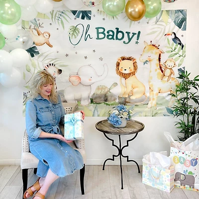 Kate Aspen® Safari Baby Shower Photo Backdrop
