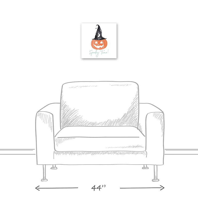 Spooky Time Canvas Wall Art