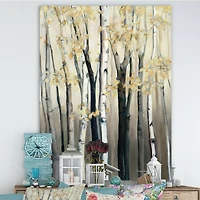 Designart - Golden Birch Forest III