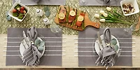 DII® Stripe Tassel Placemats