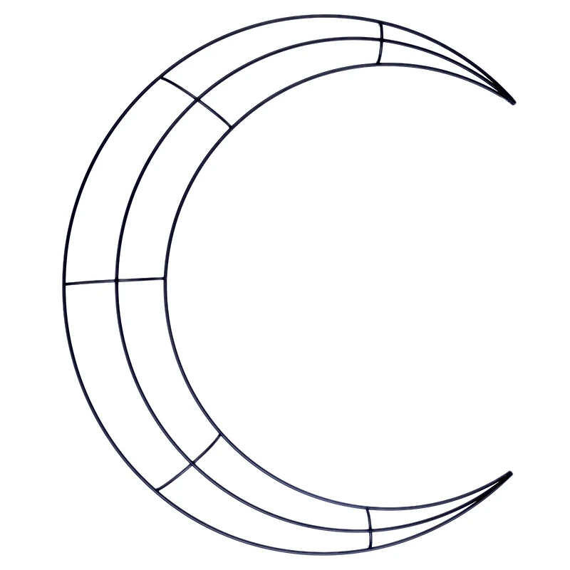 16" Black Moon Wreath Form by Ashland®