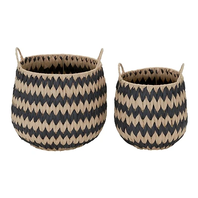 Household Essentials 12" Woven Basket Set