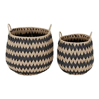 Household Essentials 12" Woven Basket Set