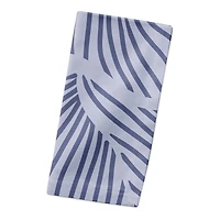 Blue Fronds 10" x 10" Cotton Twill Napkin