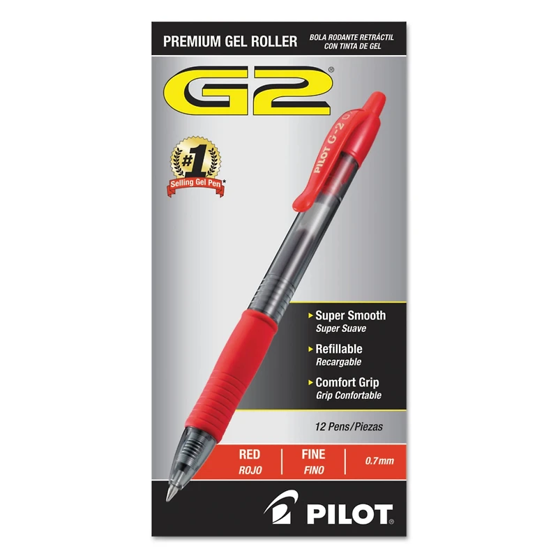 Pilot® G2® Fine Point Smoke Barrel Premium Retractable Gel Pen, 12ct.
