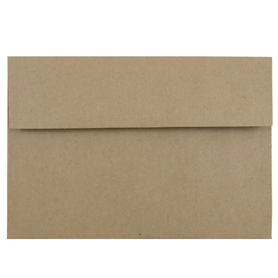 JAM Paper A10 Brown Kraft Recycled Invitation Envelopes