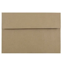 JAM Paper A10 Brown Kraft Recycled Invitation Envelopes