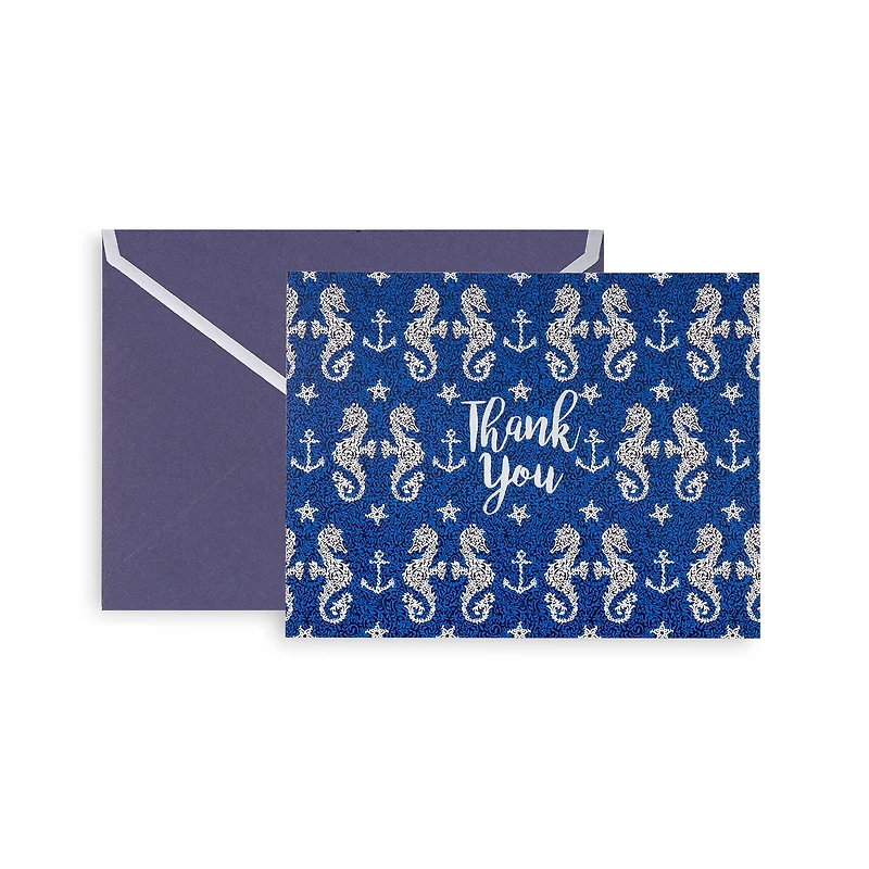 Vera Bradley® Seahorse of Course Thank You Cards & Envelopes, 10ct.
