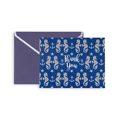 Vera Bradley® Seahorse of Course Thank You Cards & Envelopes, 10ct.