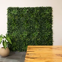 20" x 40" Andean Cloud Forest Artificial Living Wall Panel