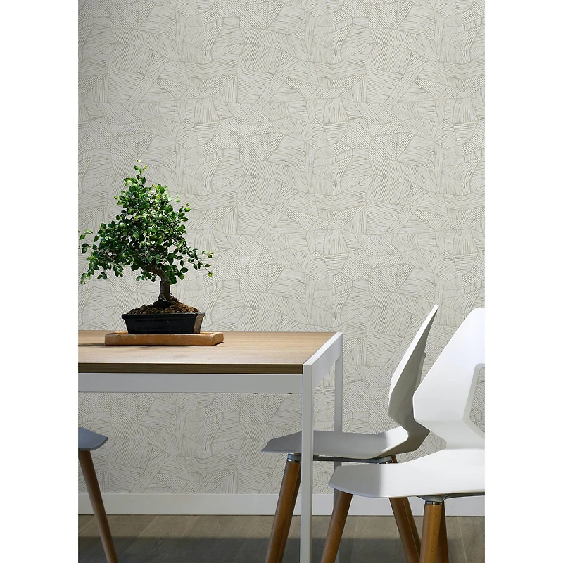 NuWallpaper Zen Garden Cream Peel & Stick Wallpaper