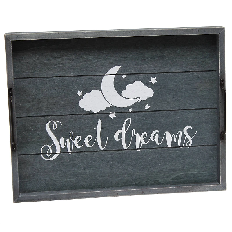 Elegant Designs™ 15.5" Sweet Dreams Serving Tray with Handles