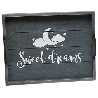 Elegant Designs™ 15.5" Sweet Dreams Serving Tray with Handles