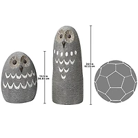 Design Toscano Ogling Outdoor Owls Garden Statue Set