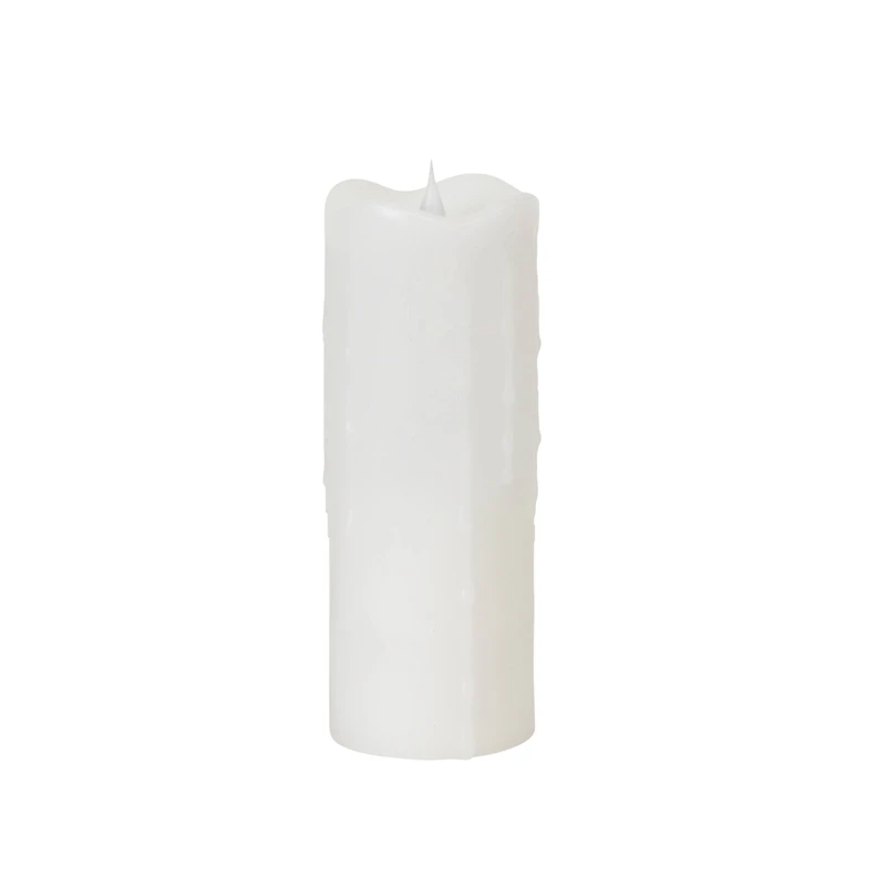 9" Simplux LED Dripping Candle Set with Moving Flame