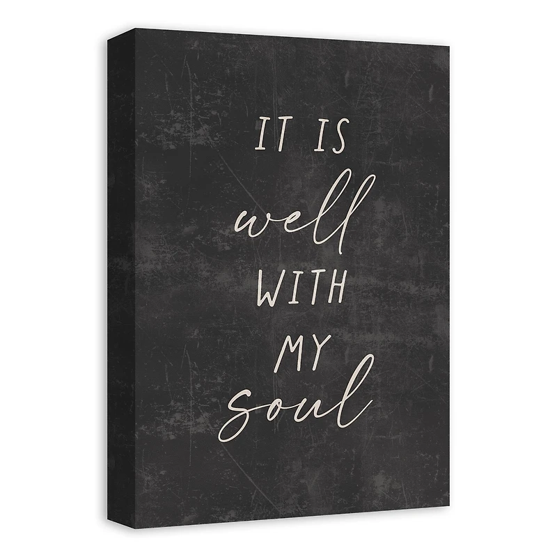 It Is Well With My Soul 12" x 18" Canvas Wall Art