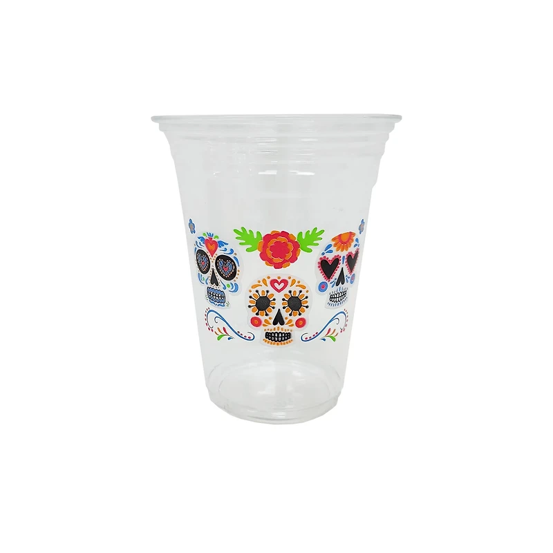 16oz. Day of the Dead Plastic Cups, 12ct. by Ashland®