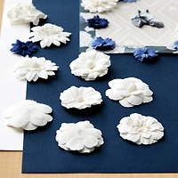 Assorted White Paper Flower Embellishments By Recollections™