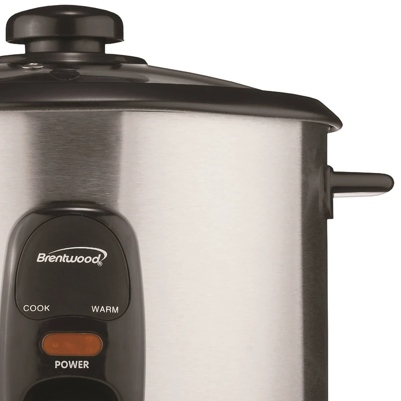 Brentwood 10-Cup Stainless Steel Rice Cooker