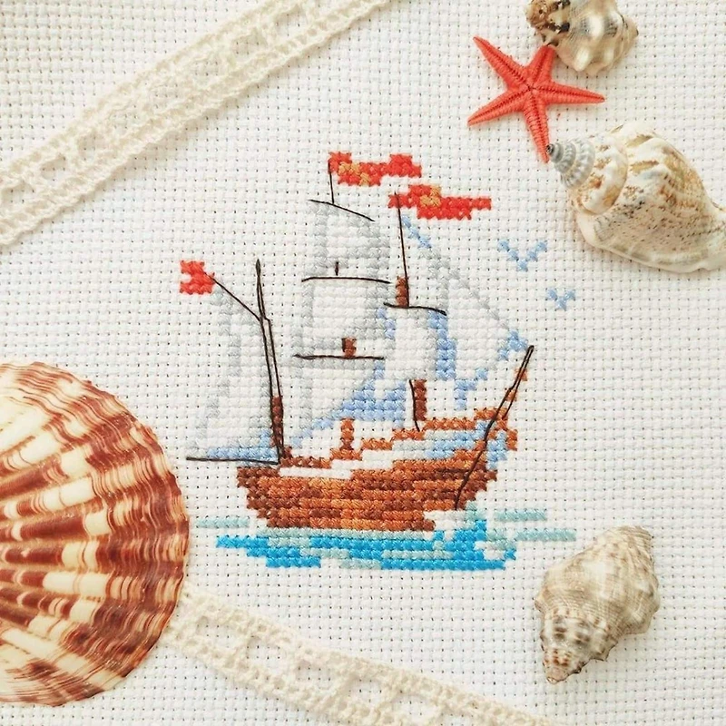 Alisa Ship Cross Stitch Kit