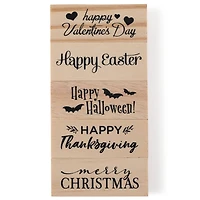 Holidays Wood Stamp Set by Recollections™