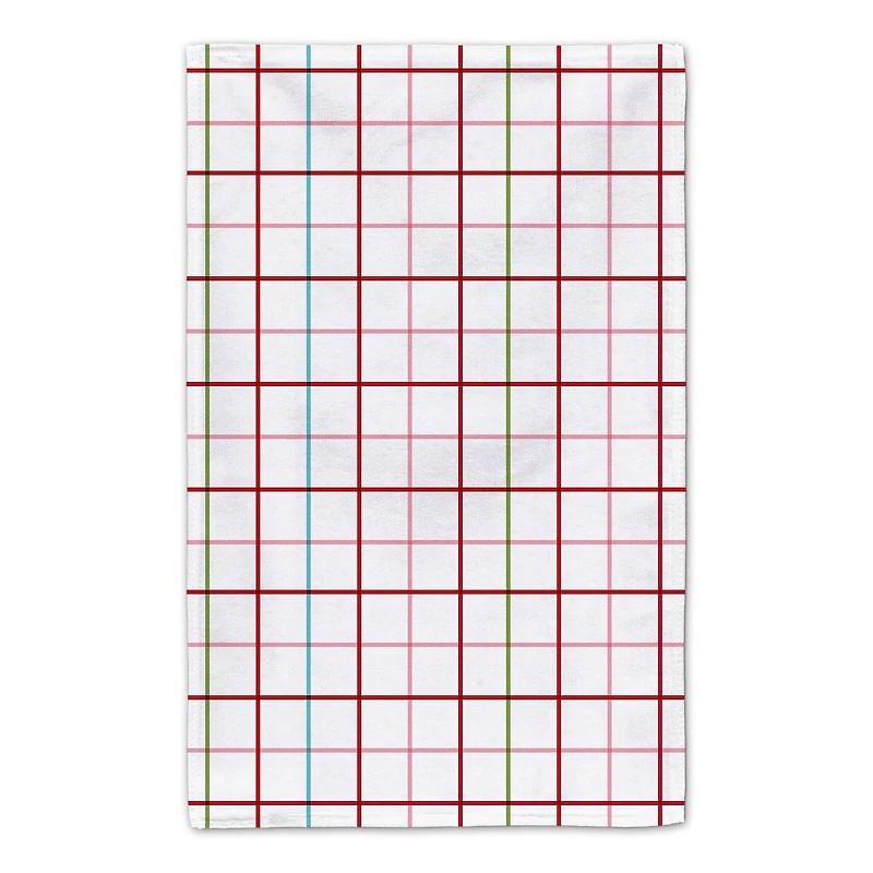 Let It Snow Grid Tea Towels - Set of 2