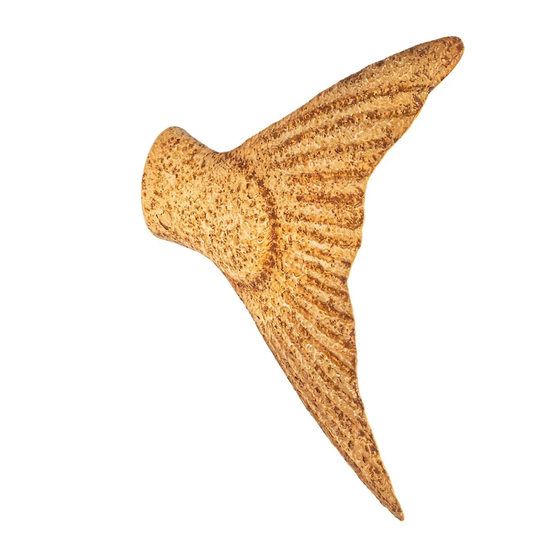 Hello Honey® 11.75" Distressed Gold Salmon Tail Metal Wall Décor