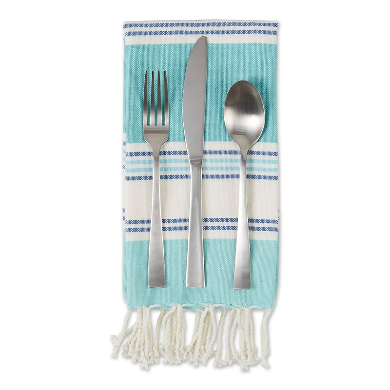 DII® Tidal Stripe Fouta Cloth Dinner Napkins, 6ct.