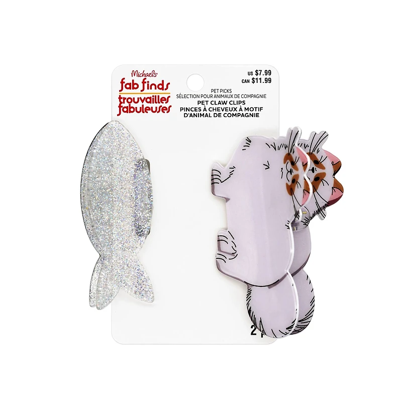 Assorted Pet Claw Clip Set by Fab Finds