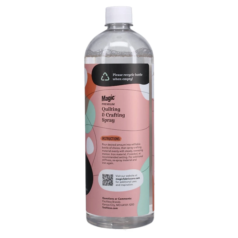 Faultless Magic® Premium Quilting & Crafting Spray Refill, 32oz.