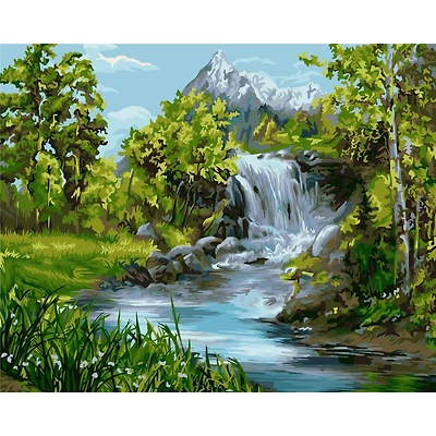 Crafting Spark Waterfall Painting by Numbers Kit