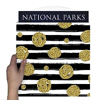 TF Publishing Black & Gold Calendar Wrap, 12" x 12"