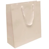 JAM Paper Jumbo Matte White Heavy Duty Kraft Gift Bag
