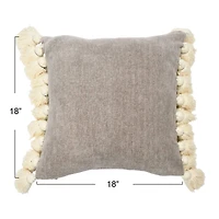 Hello Honey® Cotton Chenille Lumbar Pillow with Tassels