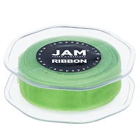 JAM Paper 7/8" x 25yd. Sheer Satin Ribbon