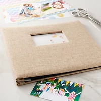 Dark Burlap Scrapbook Album by Recollections™