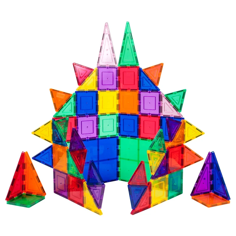 PicassoTiles® 61 Piece Classic Magnetic Tile Building Set