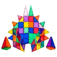 PicassoTiles® 61 Piece Classic Magnetic Tile Building Set