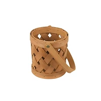 5.25" Natural Brown Cylinder Chipwood Basket by Ashland®