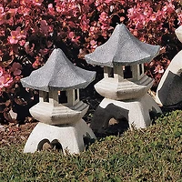 Design Toscano® 10.5" Medium Pagoda Lantern Sculpture, 2ct.