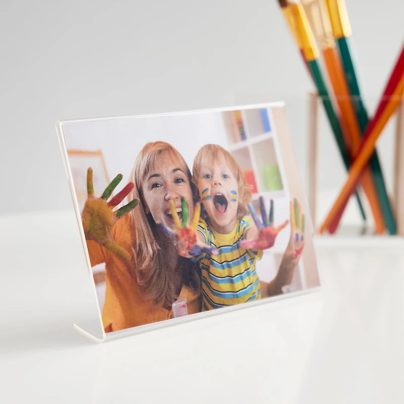 24 Pack: Acrylic Horizontal Bent 4" x 6" Frame, Basics by Studio Décor®