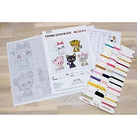 Luca-s Kittens Plastic Canvas Counted Cross Stitch Kit