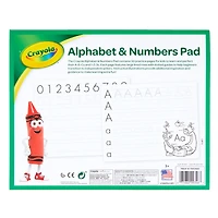 Crayola® Alphabet & Numbers Pads, 12ct.