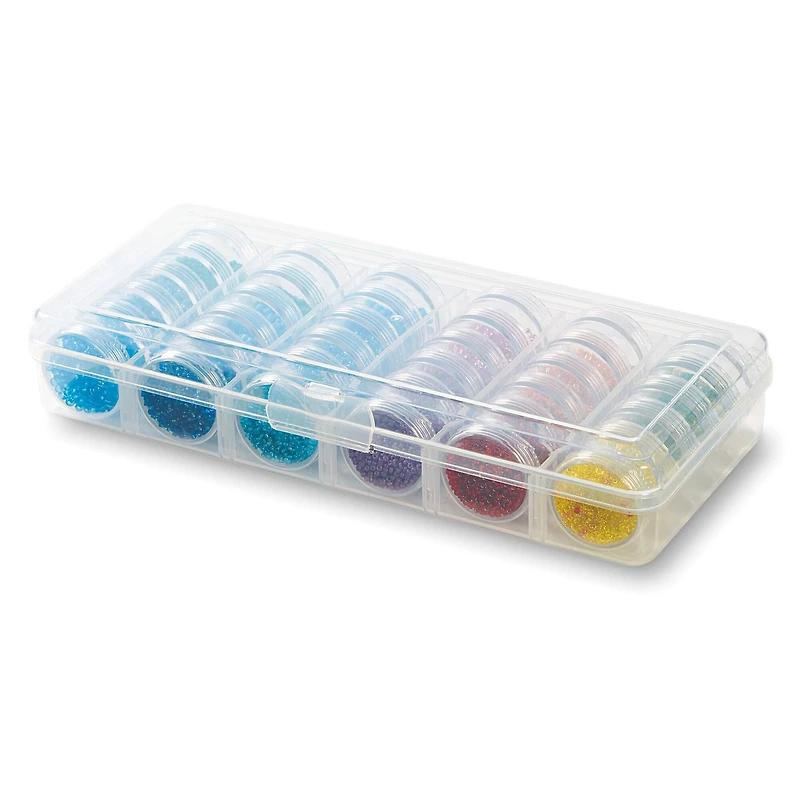 Bead Storage Box with 6 Container Stacks by Bead Landing™