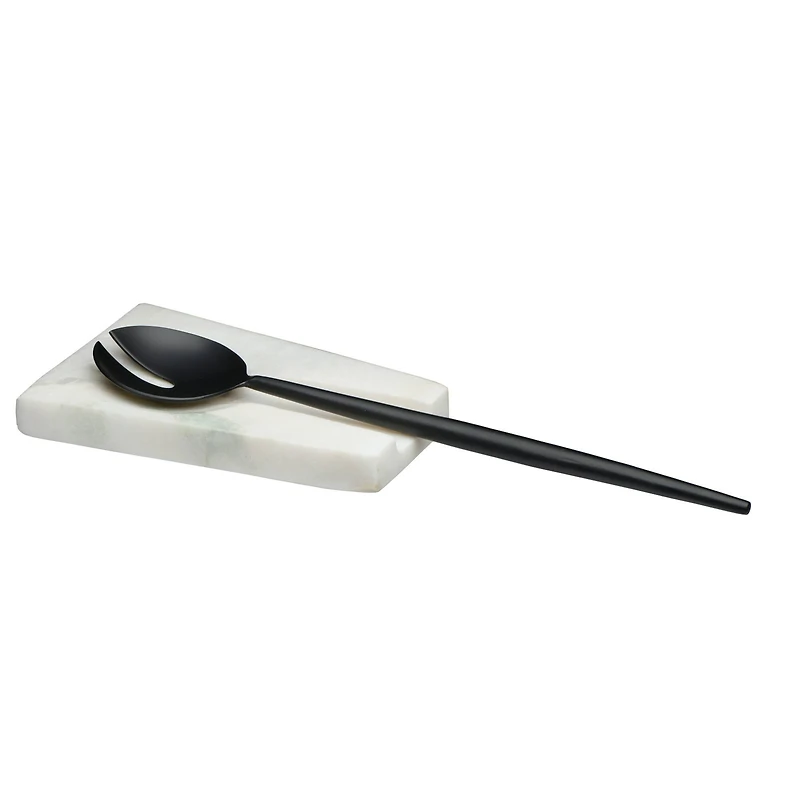 Hello Honey® White Marble Spoon Rest
