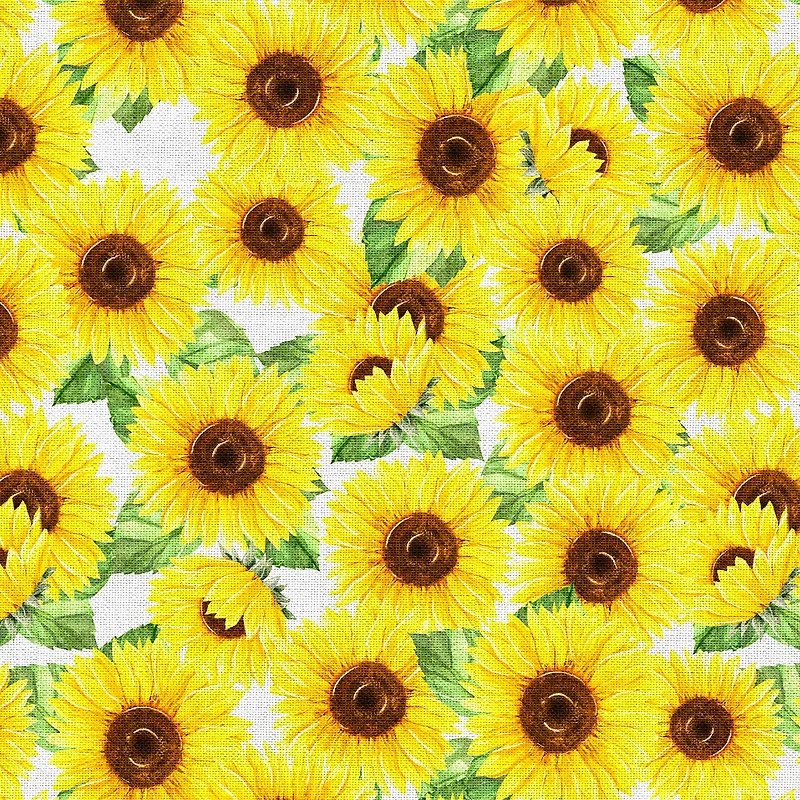 Fabric Editions Sunflower Field Cotton Fabric