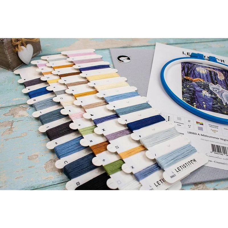 LetiStitch A Midsummer Night Counted Cross Stitch Kit